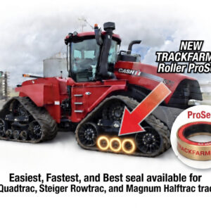 Trackfarmer ProSeal For CNH Quadtrac, Rowtrac, Magnum Halftrac Rollers